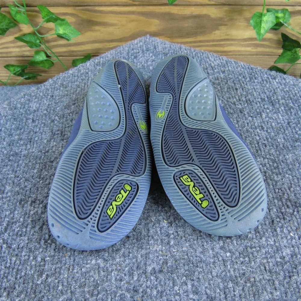 Teva Flat Aqua Sock‎ Girl Y 1 Medium Athletic Purple Synthetic Slip On